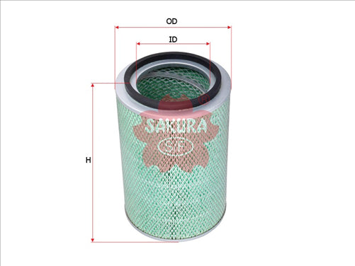 Sakura AIR FILTER FITS HDA5601 WA882 FA3142 A-13560 FA-13560
