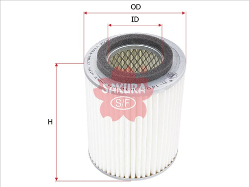 Sakura AIR FILTER FITS A324 WA324 FA3035 A-1402 FA-1402