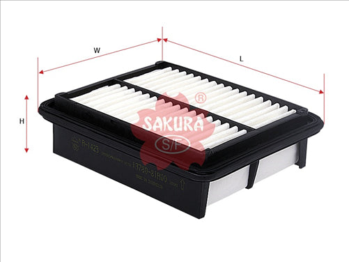 Sakura AIR FILTER FITS A1428 WA1078 FA3465 A-1423 FA-1423