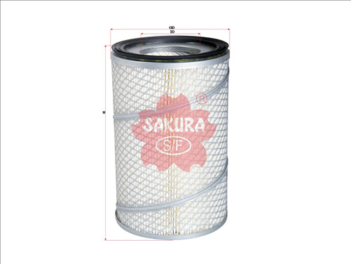 Sakura AIR FILTER FITS A336 WA336 FA3047 A-1505 FA-1505