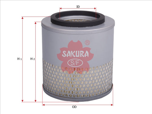 Sakura AIR FILTER FITS HDA5767 WA866 FA3100 A-1508 FA-1508