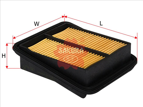 Sakura AIR FILTER FITS A1560 WA5032 FA3521 A-1661 FA-1661
