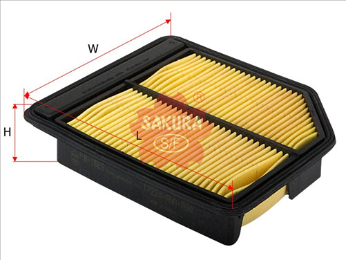 Sakura AIR FILTER A1578 HAF280 17220-RNA-A00 FA-1665