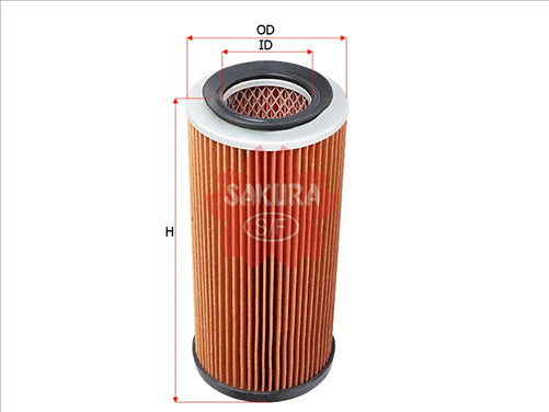 Sakura AIR FILTER FITS HDA5809 WA972 FA3485 A-1826 FA-1826