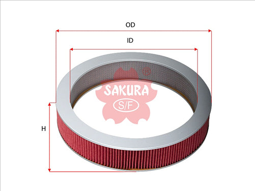 Sakura AIR FILTER FITS A355 WA355 FA3019 A-1831 FA-1831