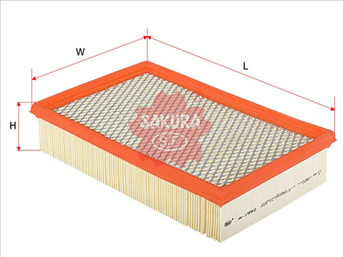 Sakura AIR FILTER FITS A1439 WA5258 A1598 WA1100 FA3413 A-1952 FA-1952