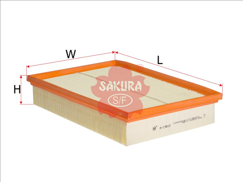 Sakura AIR FILTER FITS A1603 WA5124 A-19810 FA-19810