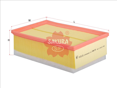 Sakura AIR FILTER FITS WA5094 CITROEN PEUGEOT FA-21110