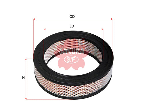 Sakura AIR FILTER FITS A240 WA24 FA3665 A-2301 FA-2301