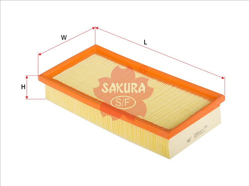 Sakura AIR FILTER FITS A1688 WCA747 FA-2609