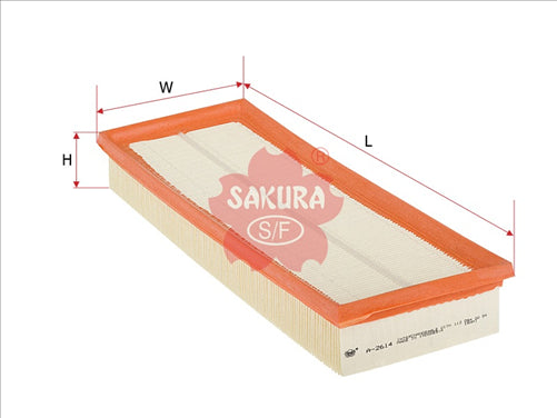 Sakura AIR FILTER FITS A1678 WA1097 FA3473 A-2614 FA-2614