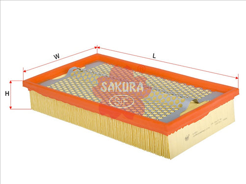Sakura AIR FILTER FITS A1486 WA1051 A-2627 FA-2627