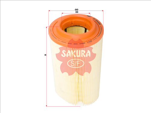 Sakura AIR FILTER FITS A1602 WA5028 A-26320 FA-26320
