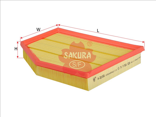 Sakura AIR FILTER FITS A1614 WA5115 13717521038 FA-30180