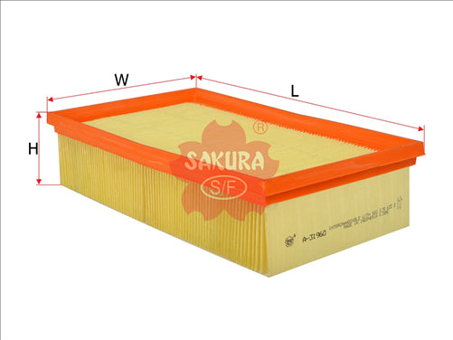Sakura AIR FILTER FITS A1858 WA5369 FA-31960