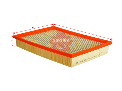 Sakura AIR FILTER FITS A1513 WA1024 FA3422 A-3201 FA-3201
