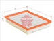 Sakura AIR FILTER FITS A1551 WA1186 FA3487 A-3202 FA-3202