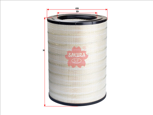 Sakura AIR FILTER FITS 49606 P608306 AF27696 267-3004 FA-44310