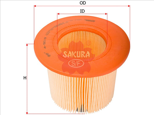 Sakura AIR FILTER FITS A1492 WA1059 FA3402 A-5019 FA-5019
