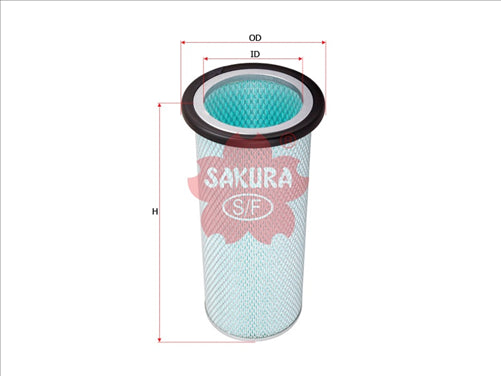 Sakura AIR FILTER FITS HDA52322 WA987 FA3152 A-5408 FA-5408