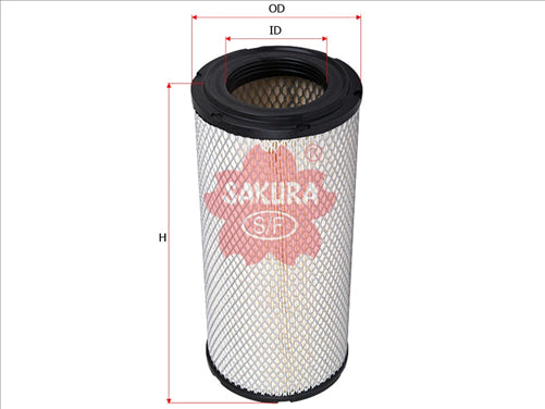 Sakura AIR FILTER FITS RS3544 WA5019 FA3251 A-7623 FA-5541