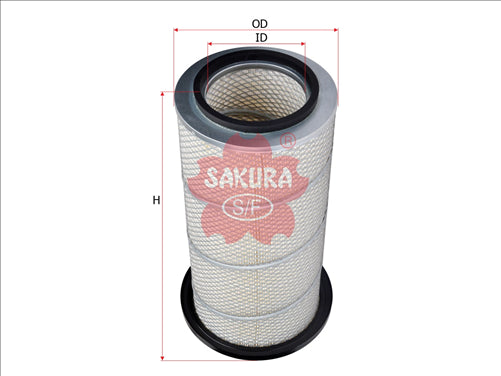 Sakura AIR FILTER FITS HDA5759 WA916 FA3489 A-5639 FA-5639