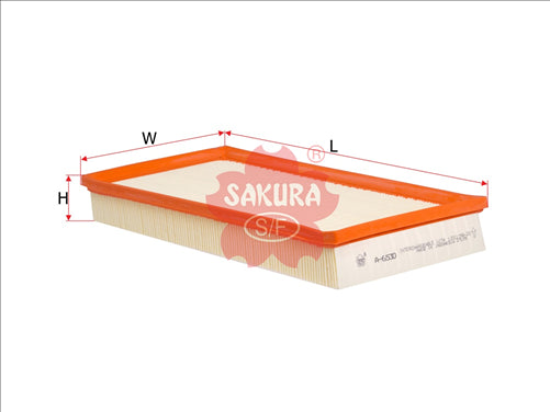 Sakura AIR FILTER FITS A1432 WCA8116 FA3404 A-6530 FA-6530