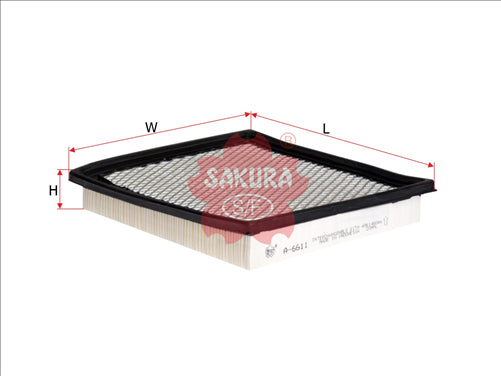 Sakura AIR FILTER FITS A1545 A-6611 FA-6611