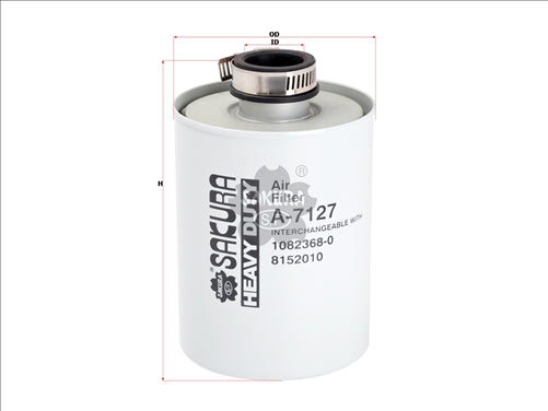 Sakura AIR FILTER FITS AF4966 A-7127 FA-7127