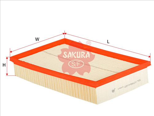 Sakura AIR FILTER FITS A1596 WA1168 A-80070 FA-80070
