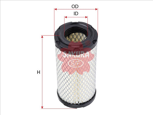Sakura AIR FILTER FITS WA1030 FA3032 A-8504 P822686 FA-8504