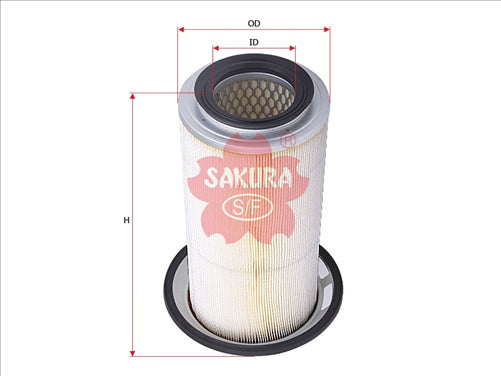 Sakura AIR FILTER FITS SK55 FA3505 A-8581 FA-8581
