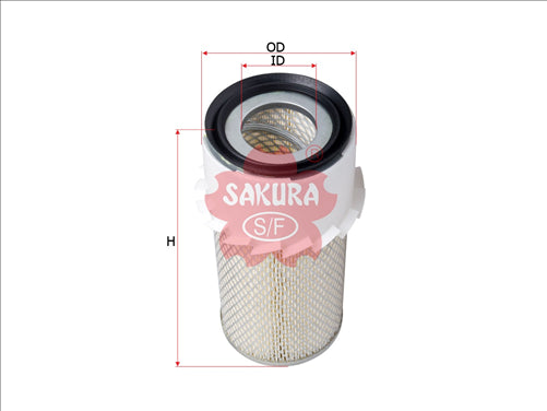 Sakura AIR FILTER FITS HDA5667 WA863 FA3158 AS-1014 FAS-1014