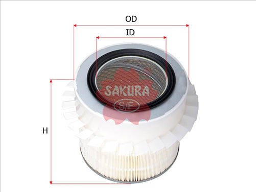 Sakura AIR FILTER FITS HDA5804 WA852 FA3483 AS-1031 FAS-1031