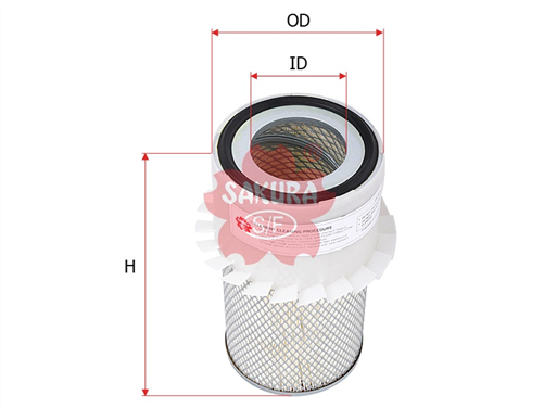 Sakura AIR FILTER FITS HDA5285 WA811 FA3106 AS-5628 FAS-5628