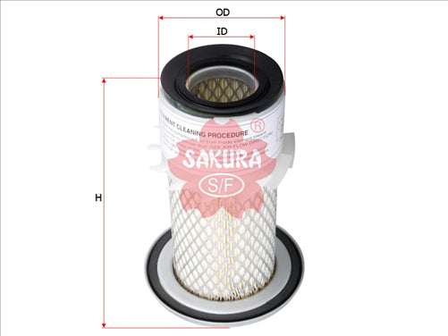 Sakura AIR FILTER 15852-11082 FAS-8801
