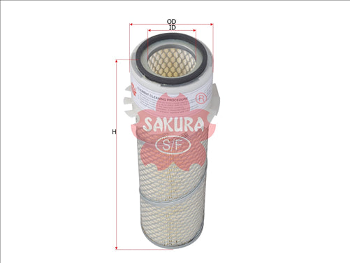 Sakura AIR FILTER FITS 3I-0823 AS-9231 FAS-9231