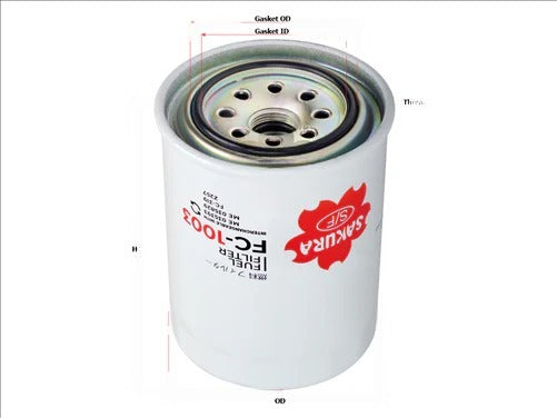 FUEL FILTER FITS Z257 WZ257 0986AF8161 FC-1003