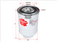 Sakura FUEL FILTER  Z332  FC-1803