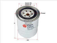 Sakura FUEL FILTER 16403-EB75B FC-1816
