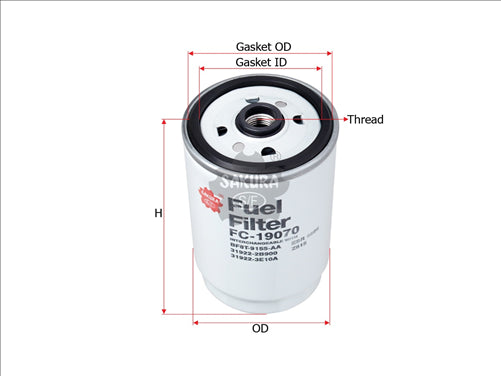 Sakura FUEL FILTER Z615 FC-19070