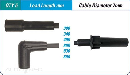 HT LEAD SET JEEP WRANGLER V6 3.8L JEEP WRANGLER V6 3.8L - ILS-370M