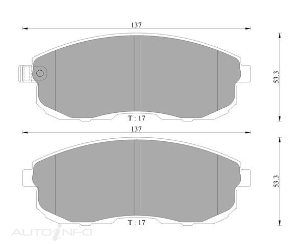 SUREHALT BRAKE PADS F NISSAN MAXIMA PRIMERA 89> - DB1232SH
