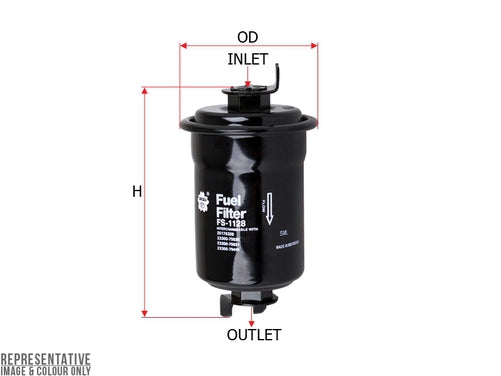 Sakura Fuel Filter EFI In-Line