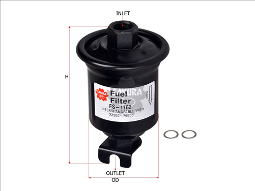 Sakura FUEL FILTER FF2236 FILTER Z573 0450905990 FS-1162