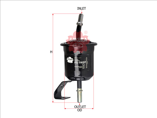 Sakura FUEL FILTER FITS Z684 WCF82 FS-11650