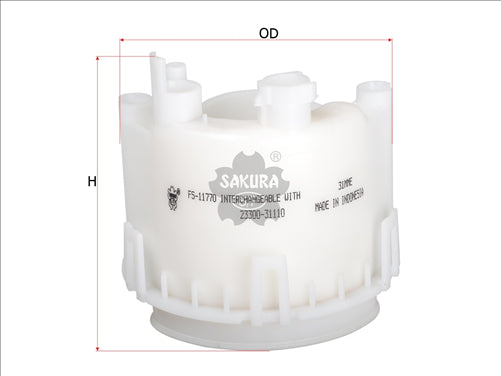 Sakura FUEL FILTER INTANK FITS Z697 WCF137 FS-11770