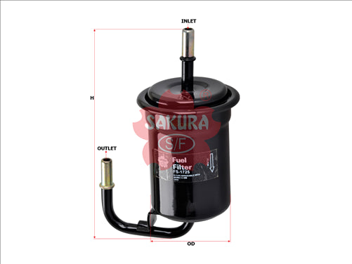 Sakura FUEL FILTER FITS Z574 WZ574 FF2262 FS-1725