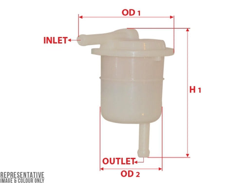 Sakura FUEL FILTER FITS Z91 WZ91 FF2053 0986450138 FS-1802