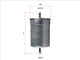 Sakura FUEL FILTER FITS WC2035 FF2256 FS-2602